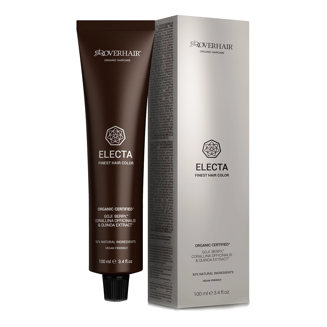 Roverhair Electa Finest Hair Color 3/0 Dark Chestnut 100ml