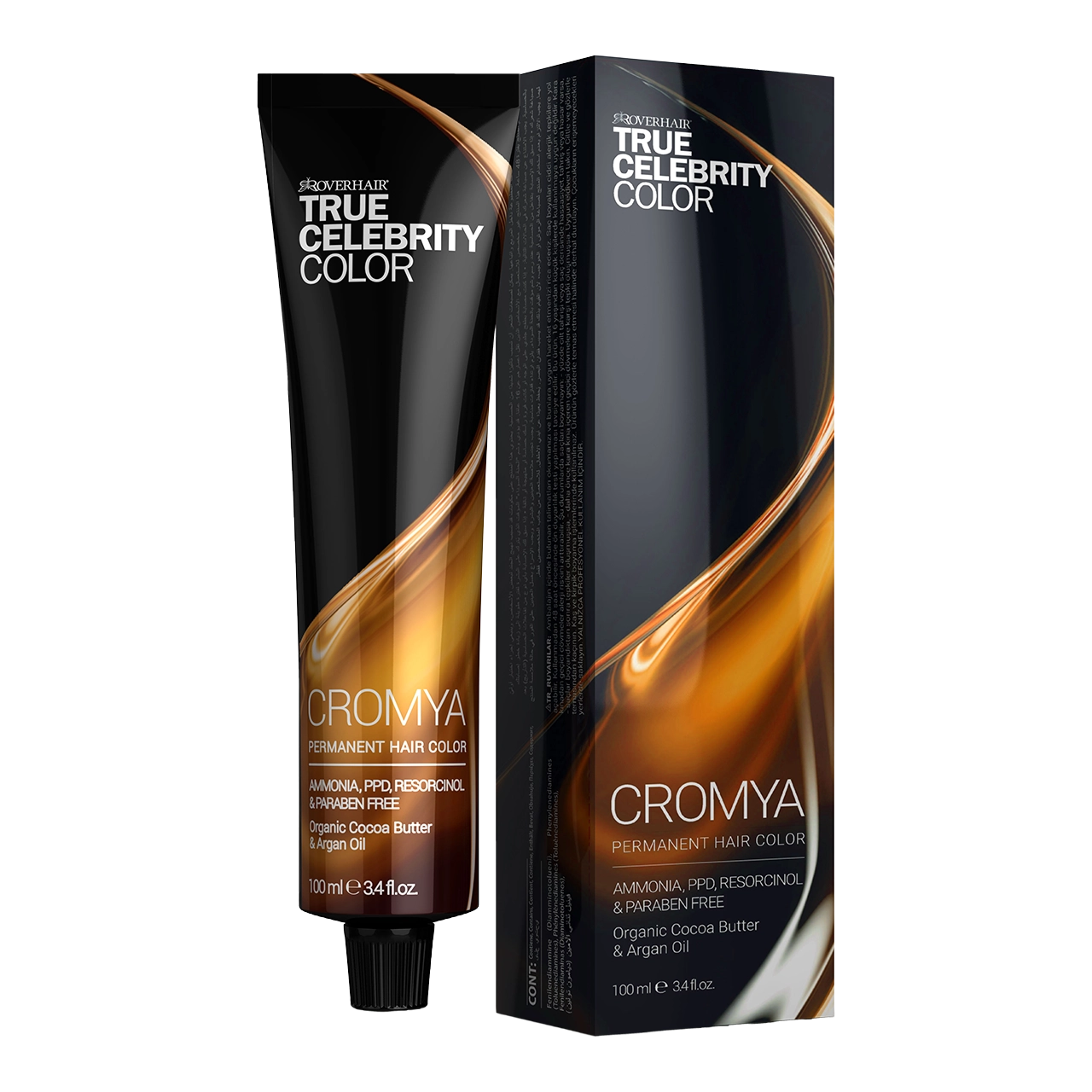Roverhair Cromya Ammonia Free Hair Color 5/35 Light Mocha Chestnut 100ml