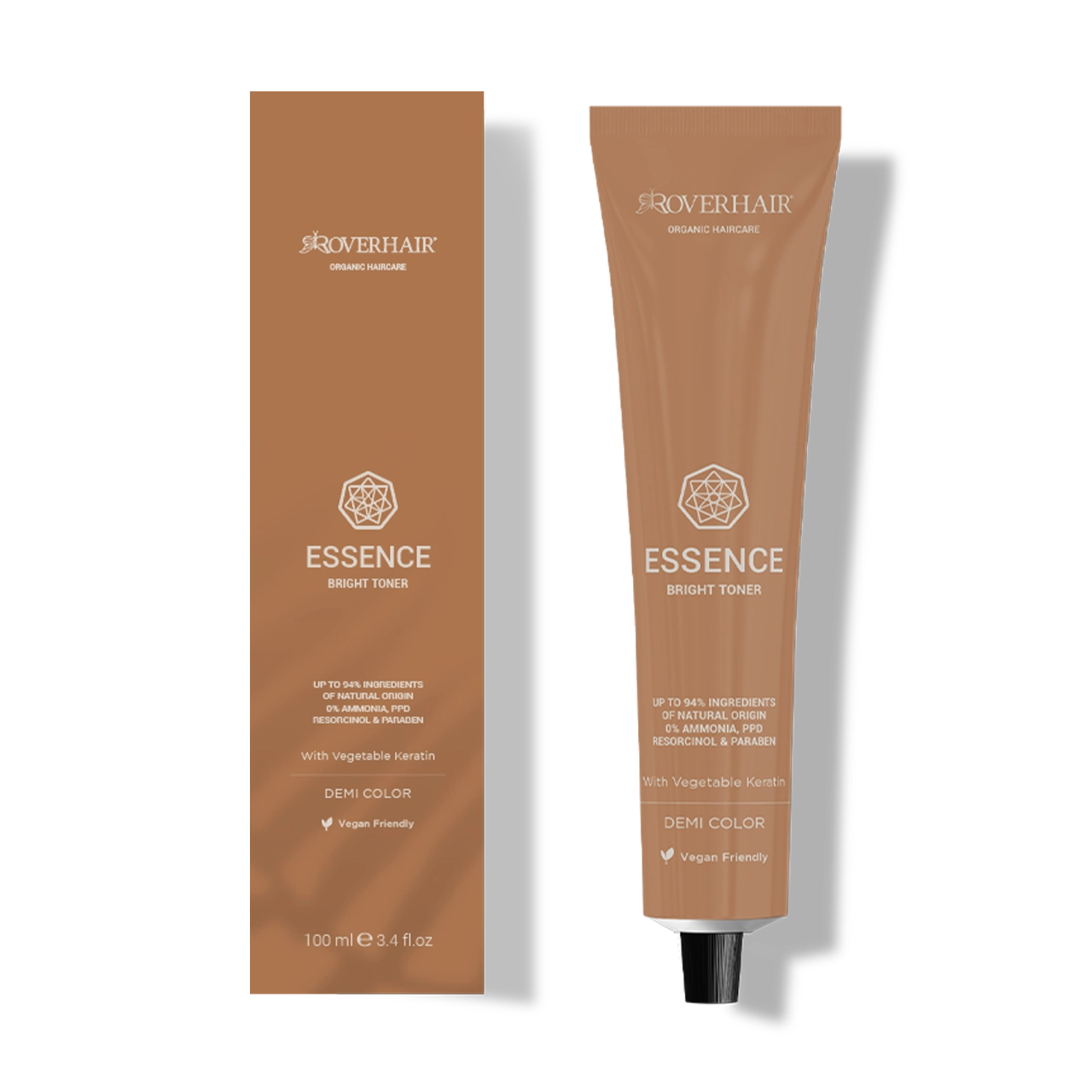 Roverhair Essense Bright Toner Ammonia Free 5/0 Brunette Light Chestnut 100ml