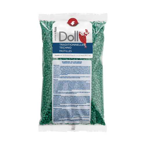 Green Clorofilla Non-strip Traditional Wax Pastilles 1kg