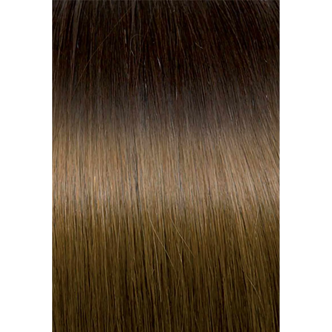 Tape-in Russian Hair Extension 6 PCS Ombre 4/14 Brown/Light Golden Blonde Copper 55CM