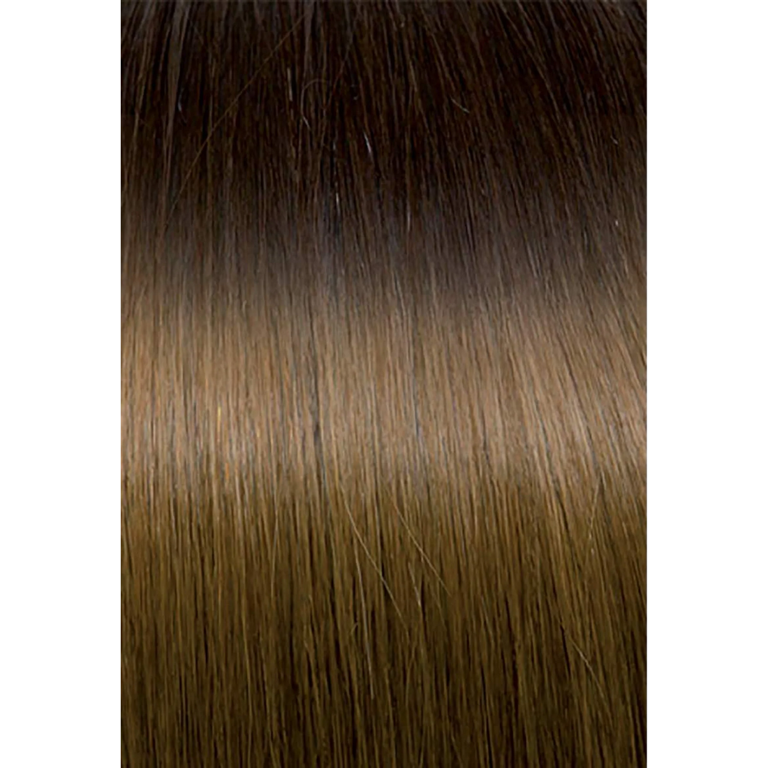Keratin Fusion Classic Hair Extension 25 Strands Ombre 4/14 Brown/Light Golden Brown Copper 50/55CM 20GR