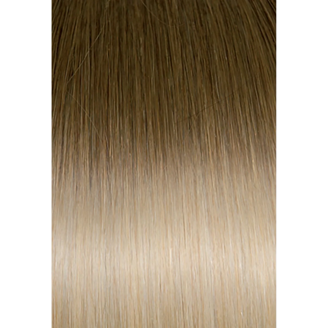 Keratin Fusion Classic Hair Extension 25 Strands Ombre 10/20 Dark Blonde Ash/Ultra Light Blonde 50/55CM 20GR