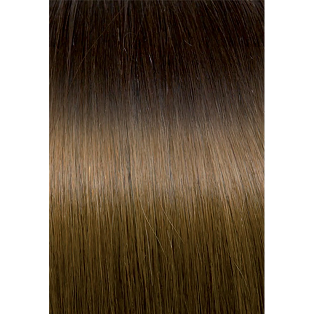 Keratin Fusion Russian Hair Extension 20PCS Ombre 4/14 Brown/Light Golden Blonde Copper 55CM