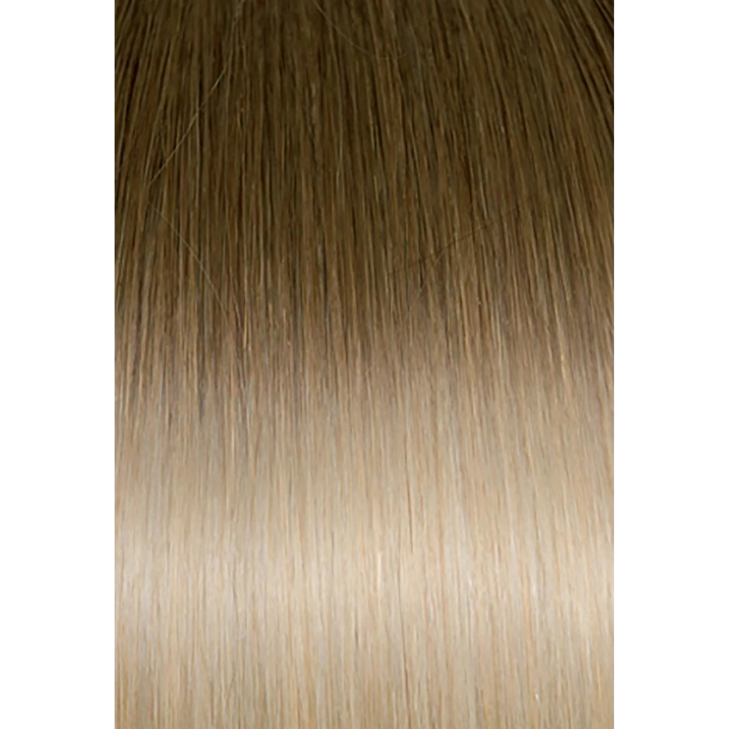 Keratin Fusion Russian Hair Extension 20PCS Ombre 10/20 Dark Blonde ash/Ultra Light Blonde 55CM